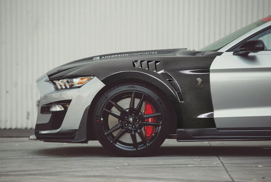 Anderson Composites 2020 - 2022 FORD MUSTANG SHELBY GT500 TYPE-TPF CARBON FIBER FENDERS (PAIR)