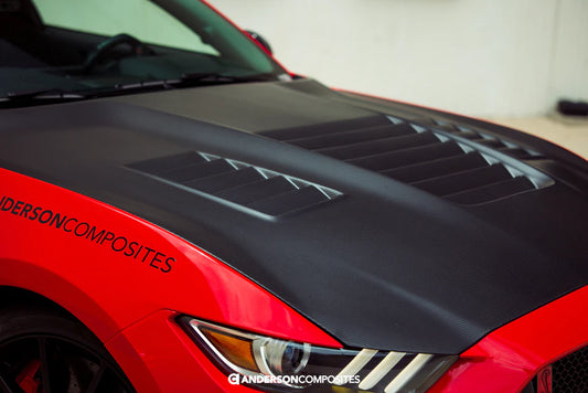 Anderson Composites 2015-2020 SHELBY GT350 DRY CARBON FIBER HOOD