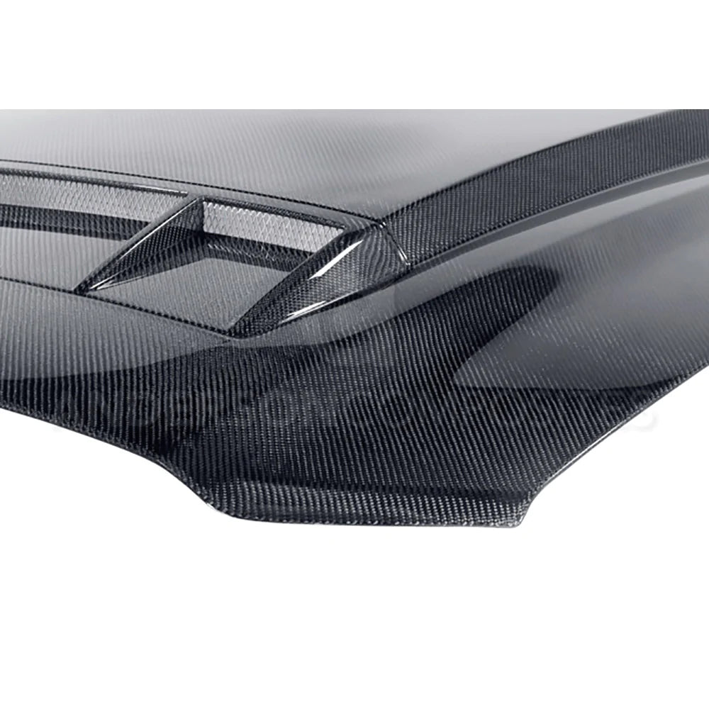 Anderson Composites 2010-2014 SHELBY GT500 & 2013-2014 MUSTANG CARBON FIBER RAM AIR COWL HOOD