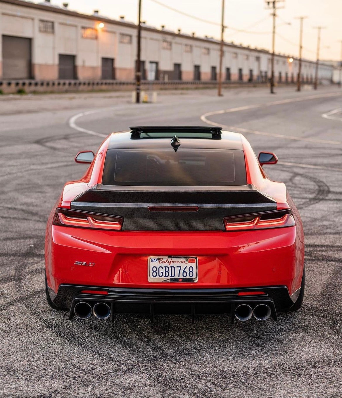 Anderson Composites 2016 - 2024 CAMARO CARBON FIBER DOUBLE SIDED DECKLID WITH INTEGRATED SPOILER