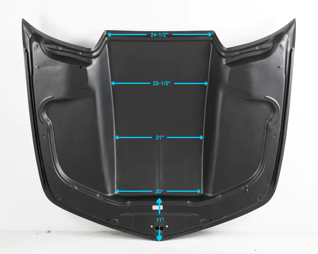 Anderson Composites 2010 - 2015 CAMARO TYPE-COPO CARBON FIBER COWL HOOD