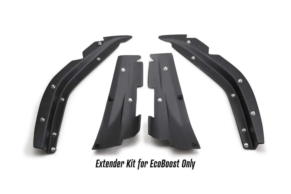Anderson Composites 2018-2023 FORD MUSTANG TYPE-ST (GT500 STYLE) FIBERGLASS FRONT BUMPER WITH CARBON FIBER GRILLE/FRONT LIP