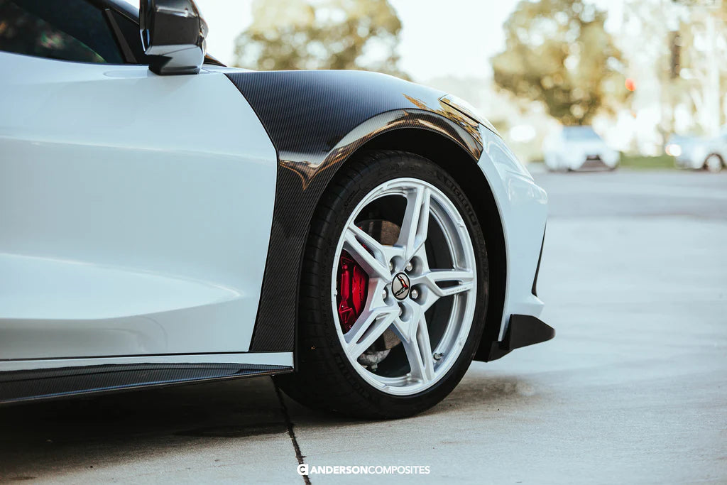 Anderson Composites 2020 - 2024 CHEVROLET CORVETTE C8 CARBON FIBER FRONT FENDERS