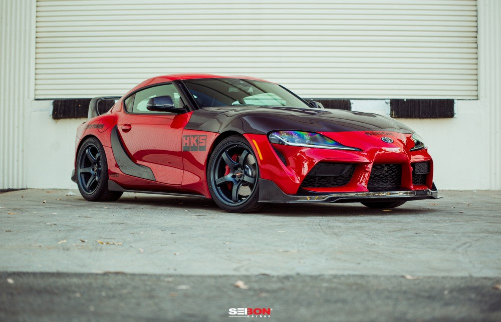 Seibon Carbon 2020-2023 TOYOTA GR SUPRA OEM-STYLE CARBON FIBER DOOR GARNISH