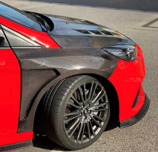 Anderson Composites 2016-2018 FORD FOCUS RS CARBON FIBER FENDERS (PAIR)