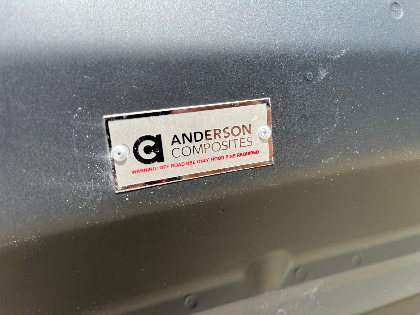 Anderson Composites 2018 DODGE CHALLENGER DEMON TYPE-OE CARBON FIBER HOOD