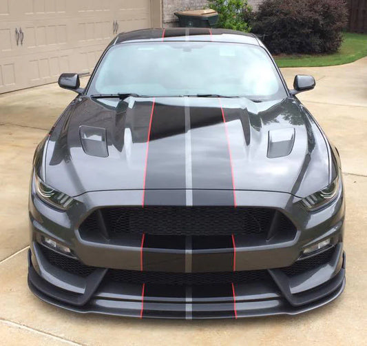 Anderson Composites 2015-2017 MUSTANG GT350 STYLE MUSTANG FIBERGLASS FRONT BUMPER WITH FRONT LIP