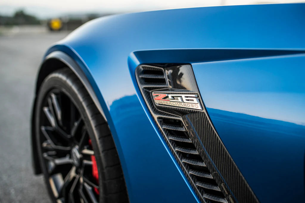 Anderson Composites 2015 -2019 CORVETTE C7 Z06/GRAND SPORT CARBON FIBER FENDER FRONT EXTENSIONS