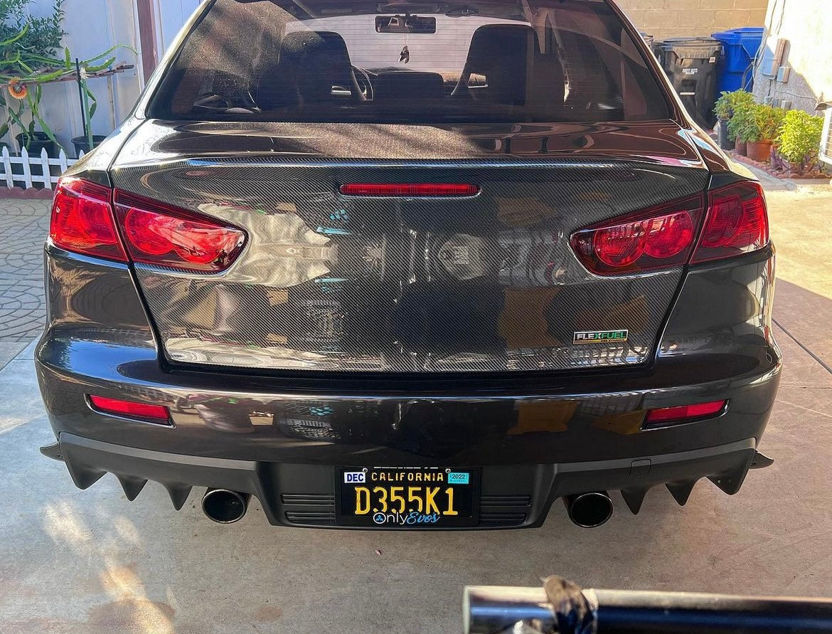 SEIBON CARBON 2008-2015 MITSUBISHI LANCER EVO X CSL-STYLE CARBON FIBER TRUNK LID