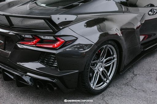 Anderson Composites 2020-2022 CHEVROLET CORVETTE C8 CARBON FIBER WIDE-TRACK PACKAGE