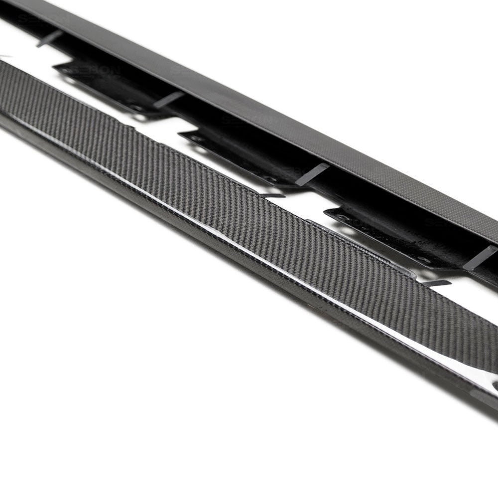 SEIBON CARBON 2020-2021 TOYOTA GR SUPRA OEM-STYLE CARBON FIBER SIDE SKIRTS