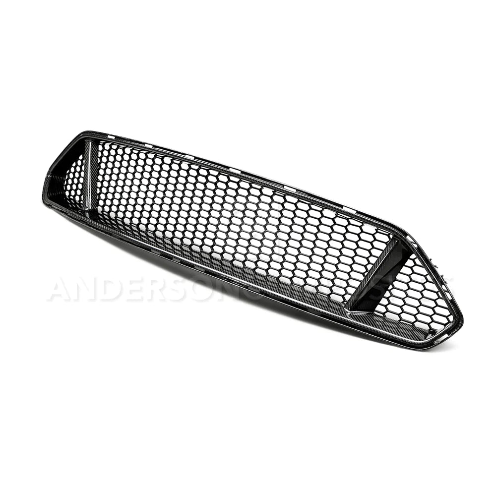 Anderson Composites 2018-2023 FORD MUSTANG TYPE-GT CARBON FIBER UPPER GRILLE