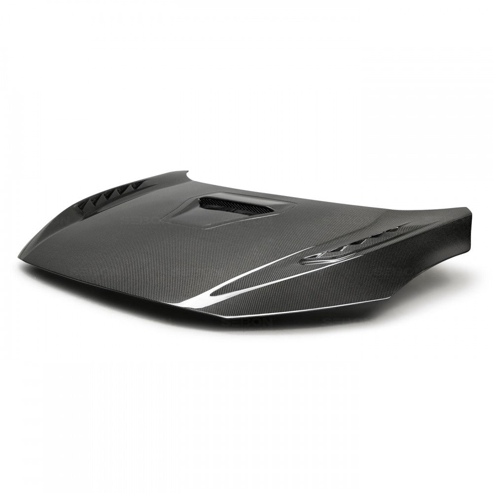 SEIBON CARBON 2017-2021 HONDA CIVIC TYPE R TSII-STYLE CARBON FIBER HOOD