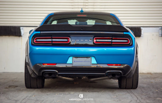 2018-2024 DODGE CHALLENGER HELLCAT WIDEBODY / DEMON / REDEYE CARBON FIBER REAR VALANCE