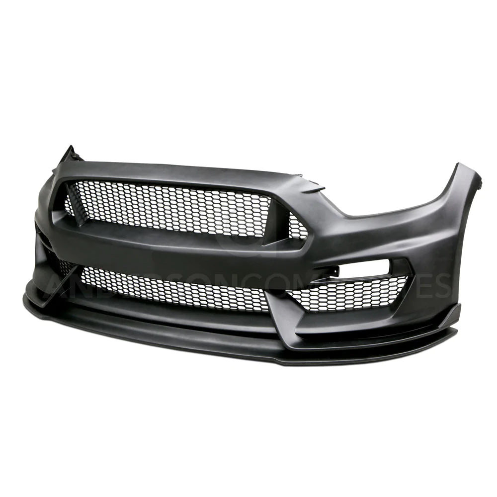Anderson Composites 2015-2017 MUSTANG GT350 STYLE MUSTANG FIBERGLASS FRONT BUMPER WITH FRONT LIP
