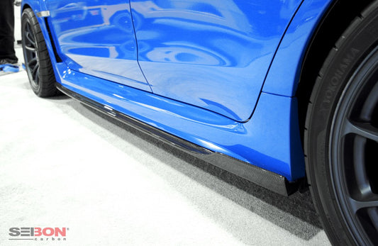 Seibon Carbon 2015-2021 SUBARU WRX / STI MB-STYLE CARBON FIBER SIDE SKIRTS