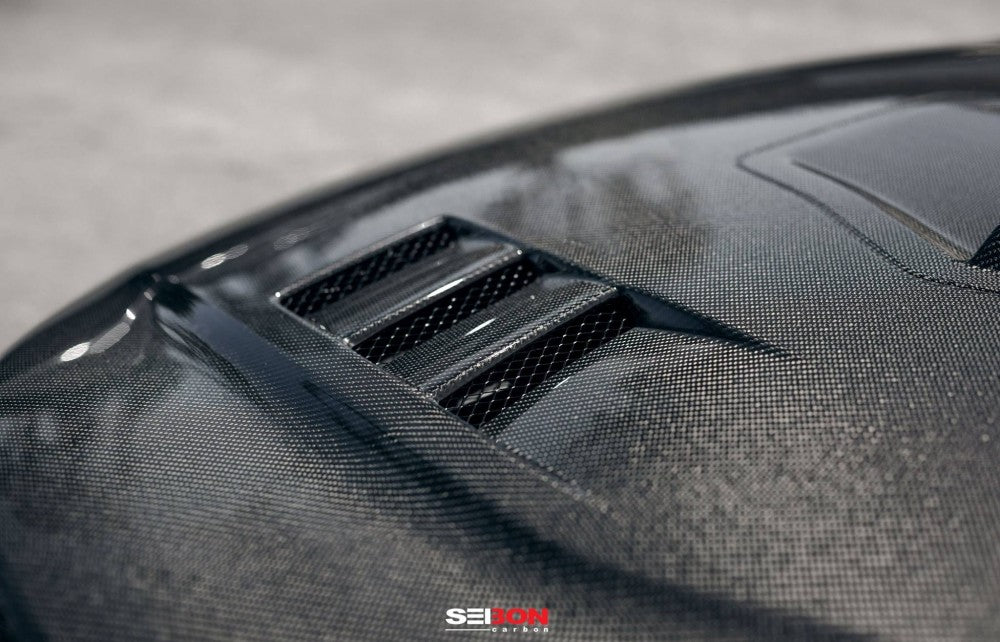 SEIBON CARBON 2017-2021 HONDA CIVIC TYPE R  TS-STYLE CARBON FIBER HOOD