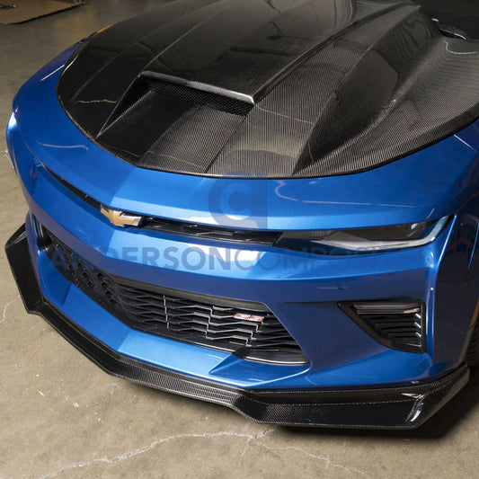 Anderson Composites 2016 - 2024 CAMARO SS TYPE-AZ CARBON FIBER FRONT CHIN SPOILER