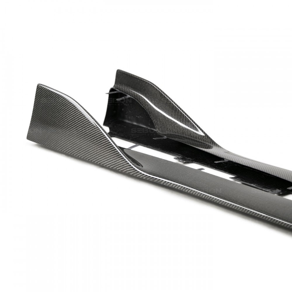SEIBON CARBON 2020-2023 TOYOTA GR SUPRA MB-STYLE CARBON FIBER SIDE SKIRTS