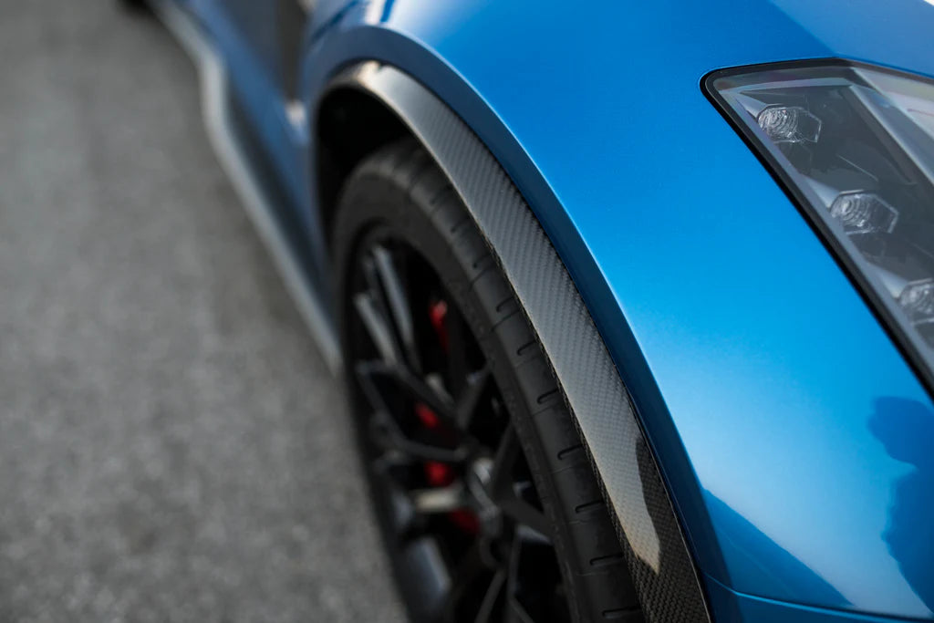 Anderson Composites 2015 -2019 CORVETTE C7 Z06/GRAND SPORT CARBON FIBER FENDER FRONT EXTENSIONS