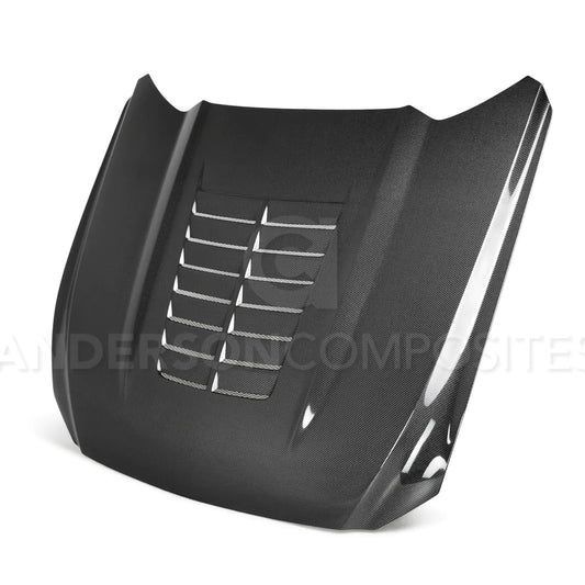 Anderson Composites 2015-2017 FORD MUSTANG DOUBLE SIDED TYPE-GT5 CARBON FIBER HOOD