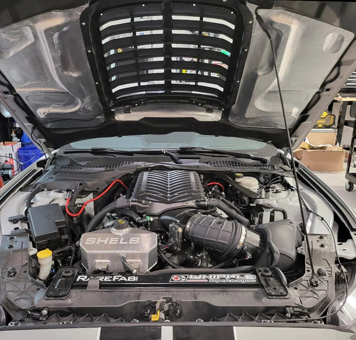 Anderson Composites 2015 - 2020 MUSTANG SHELBY GT350 TYPE-GT5 DOUBLE SIDED CARBON FIBER HOOD