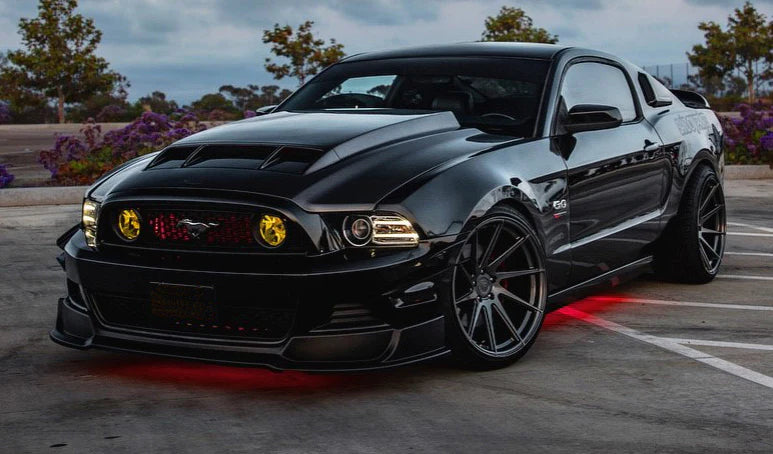 Anderson Composites 2010-2014 SHELBY GT500 & 2013-2014 MUSTANG CARBON FIBER RAM AIR COWL HOOD