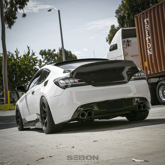 SEIBON CARBON 2010-2016 HYUNDAI GENESIS COUPE C-STYLE CARBON FIBER TRUNK LID