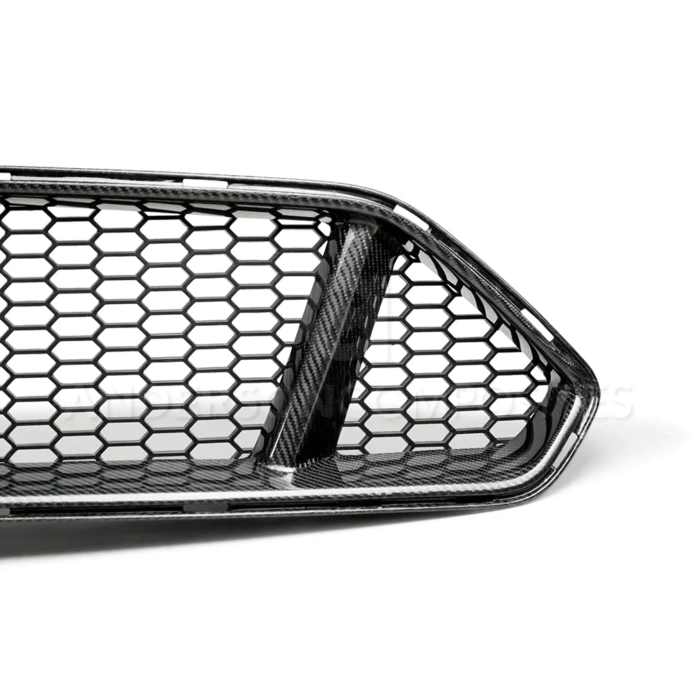 Anderson Composites 2018-2023 FORD MUSTANG TYPE-GT CARBON FIBER UPPER GRILLE