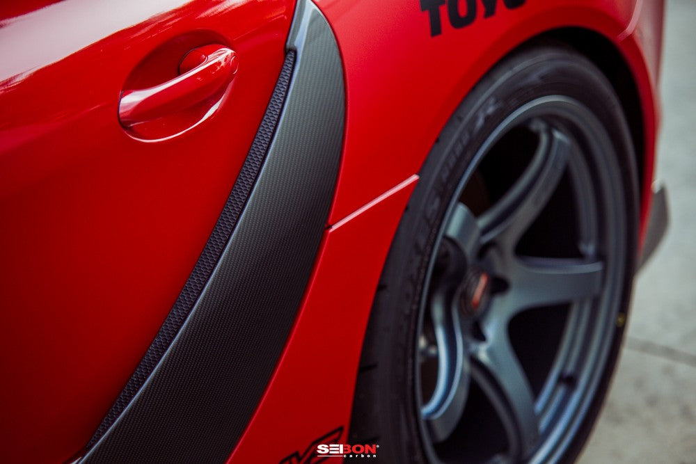 Seibon Carbon 2020-2023 TOYOTA GR SUPRA OEM-STYLE CARBON FIBER DOOR GARNISH
