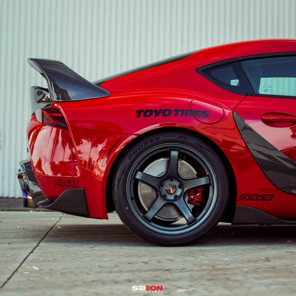 SEIBON CARBON 2020-2023 TOYOTA GR SUPRA MB-STYLE CARBON FIBER REAR SPOILER