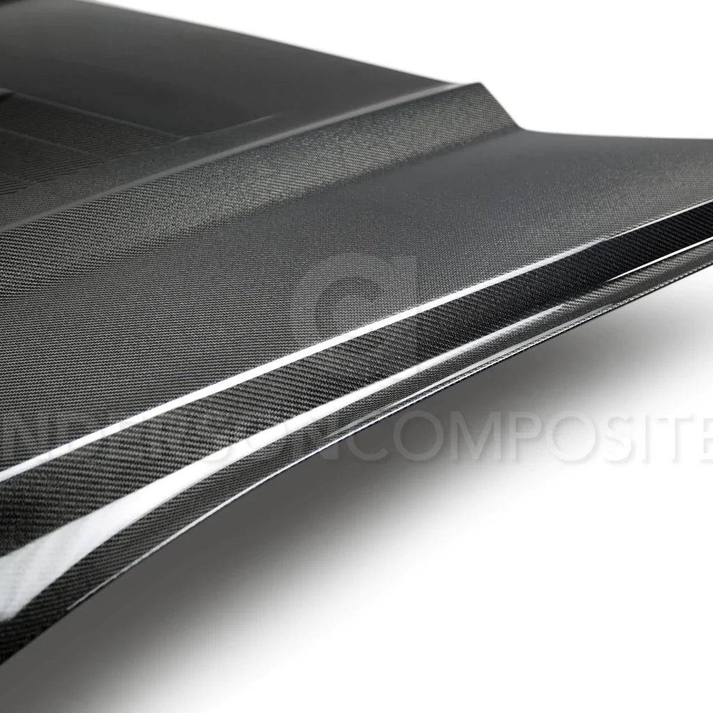 Anderson Composites 2015-2017 FORD MUSTANG DOUBLE SIDED TYPE-GT5 CARBON FIBER HOOD