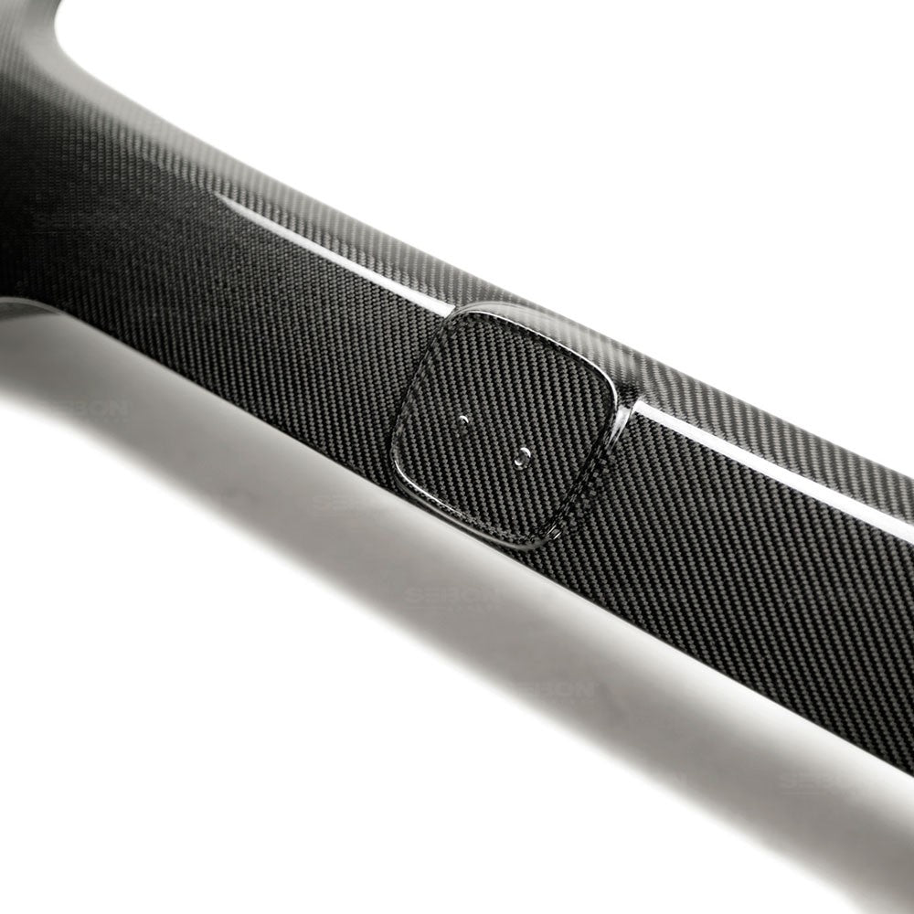 Seibon Carbon 2017-2021 HONDA CIVIC TYPE R CARBON FIBER REAR LICENSE TRIM