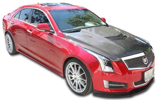 Anderson Composites 2013-2015 CADILLAC ATS TYPE-VT CARBON FIBER HOOD