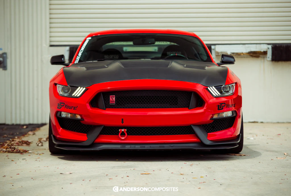Anderson Composites 2015-2020 SHELBY GT350 DRY CARBON FIBER HOOD