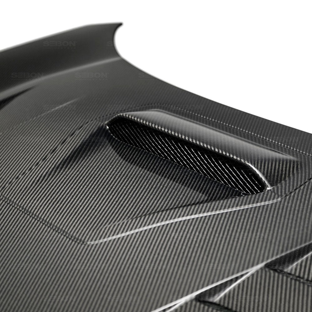 SEIBON CARBON 2017-2021 HONDA CIVIC TYPE R  TS-STYLE CARBON FIBER HOOD