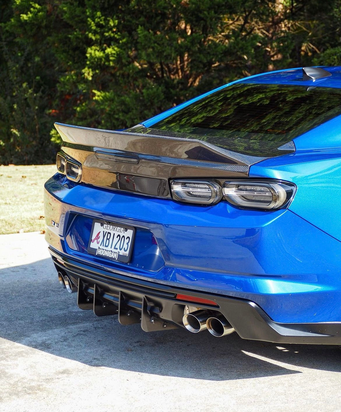 Anderson Composites 2016 - 2024 CAMARO CARBON FIBER DOUBLE SIDED DECKLID WITH INTEGRATED SPOILER