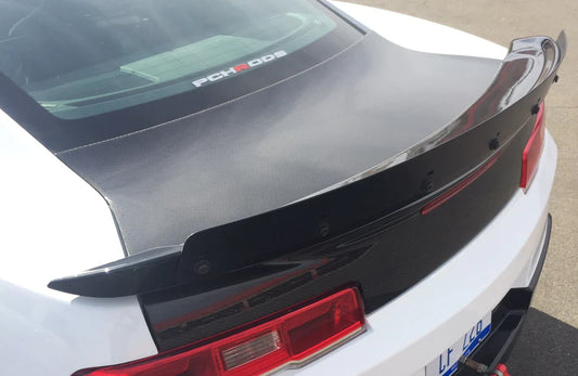 Anderson Composites 2014 - 2015 CAMARO TYPE-Z28 CARBON FIBER SPOILER WITH ADJUSTABLE WICKER BILL