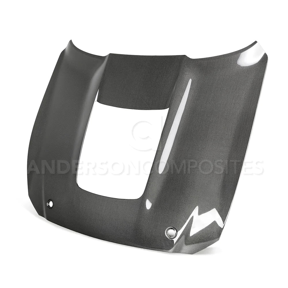 2020 - 2022 MUSTANG SHELBY GT500 DOUBLE SIDED CARBON FIBER HOOD