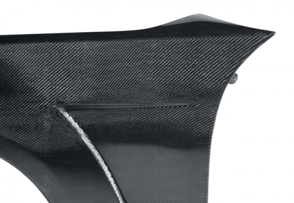 SEIBON CARBON CARBON FIBER FENDERS FOR 2003-2009 NISSAN 350Z (10MM WIDER) (PAIR)