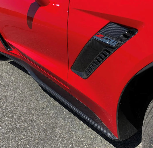 Anderson Composites 2015-2019 CORVETTE C7 Z06 CARBON FIBER SIDE SKIRTS