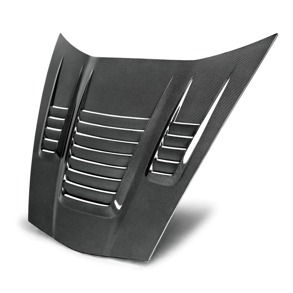 Anderson Composites 2005-2013 CORVETTE "WORLD CHALLENGE" STYLE VENTED CARBON FIBER HOOD
