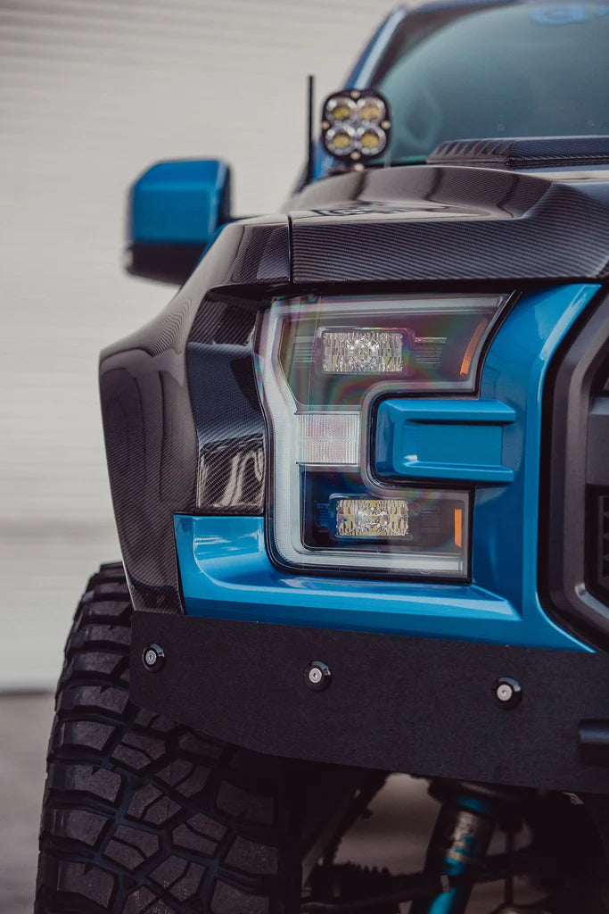 ANDERSON COMPOSITES 2017-2020 FORD RAPTOR TYPE-WIDE CARBON FIBER FRONT FENDERS (PAIR)