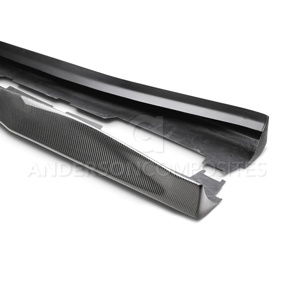 Anderson Composites 2016-2024 CAMARO TYPE-AZ CARBON FIBER ROCKER PANELS